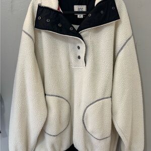 Urban Outfitters BDG Black and White Fleece